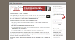 Desktop Screenshot of digitalguitartuner.com